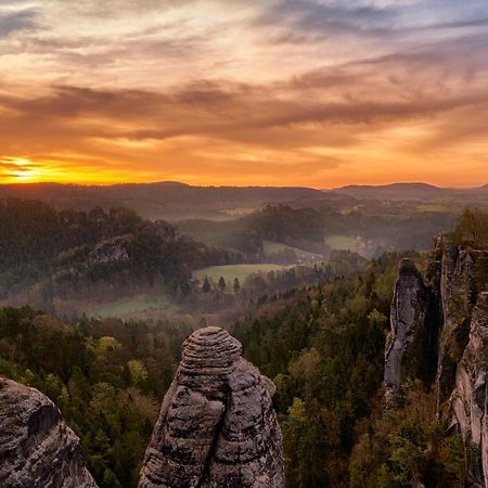 4-Bettzimmer Saechsische Schweiz Mittelndorf Luaran gambar