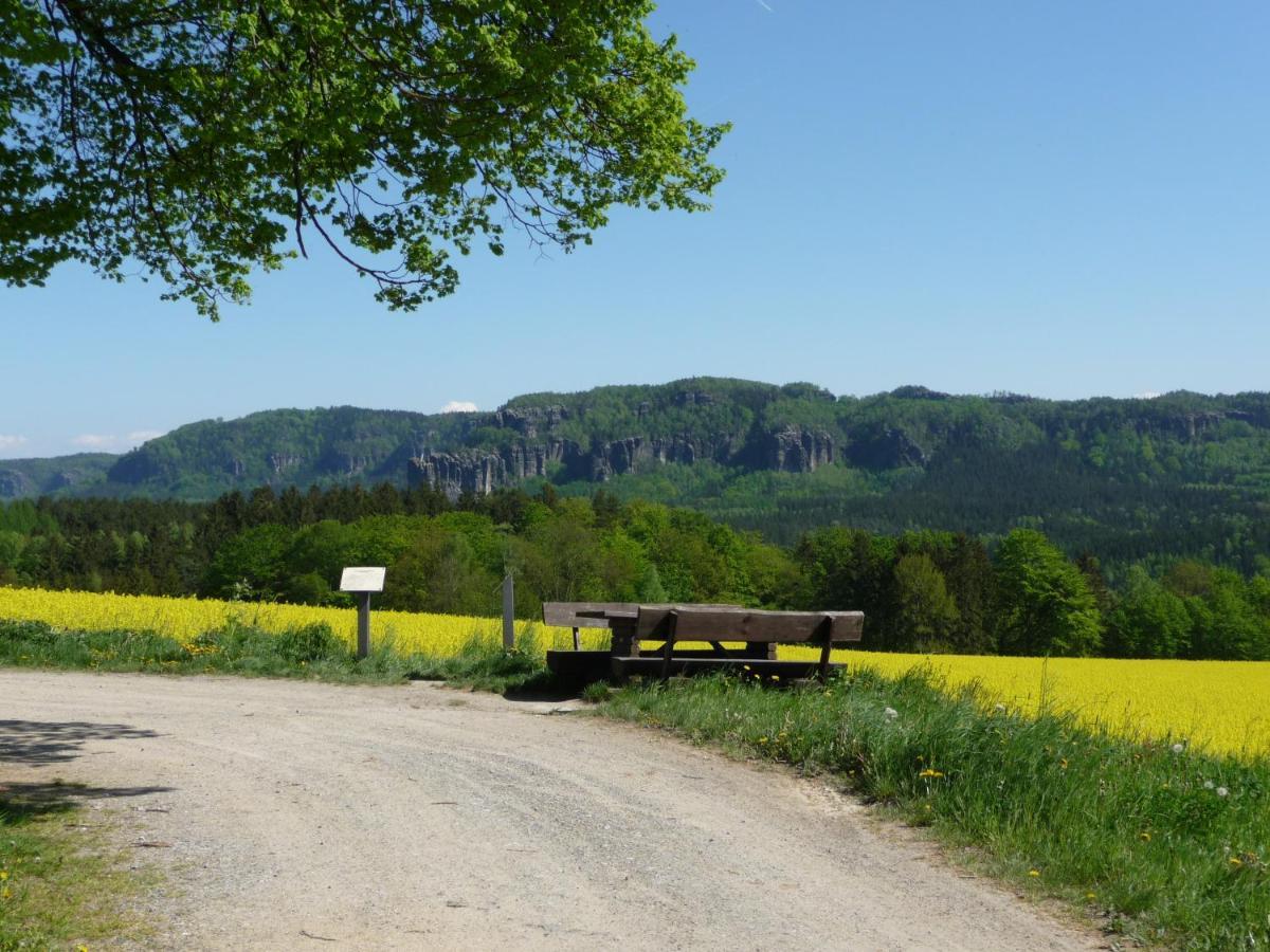 4-Bettzimmer Saechsische Schweiz Mittelndorf Luaran gambar