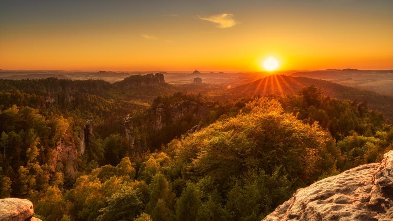 4-Bettzimmer Saechsische Schweiz Mittelndorf Luaran gambar