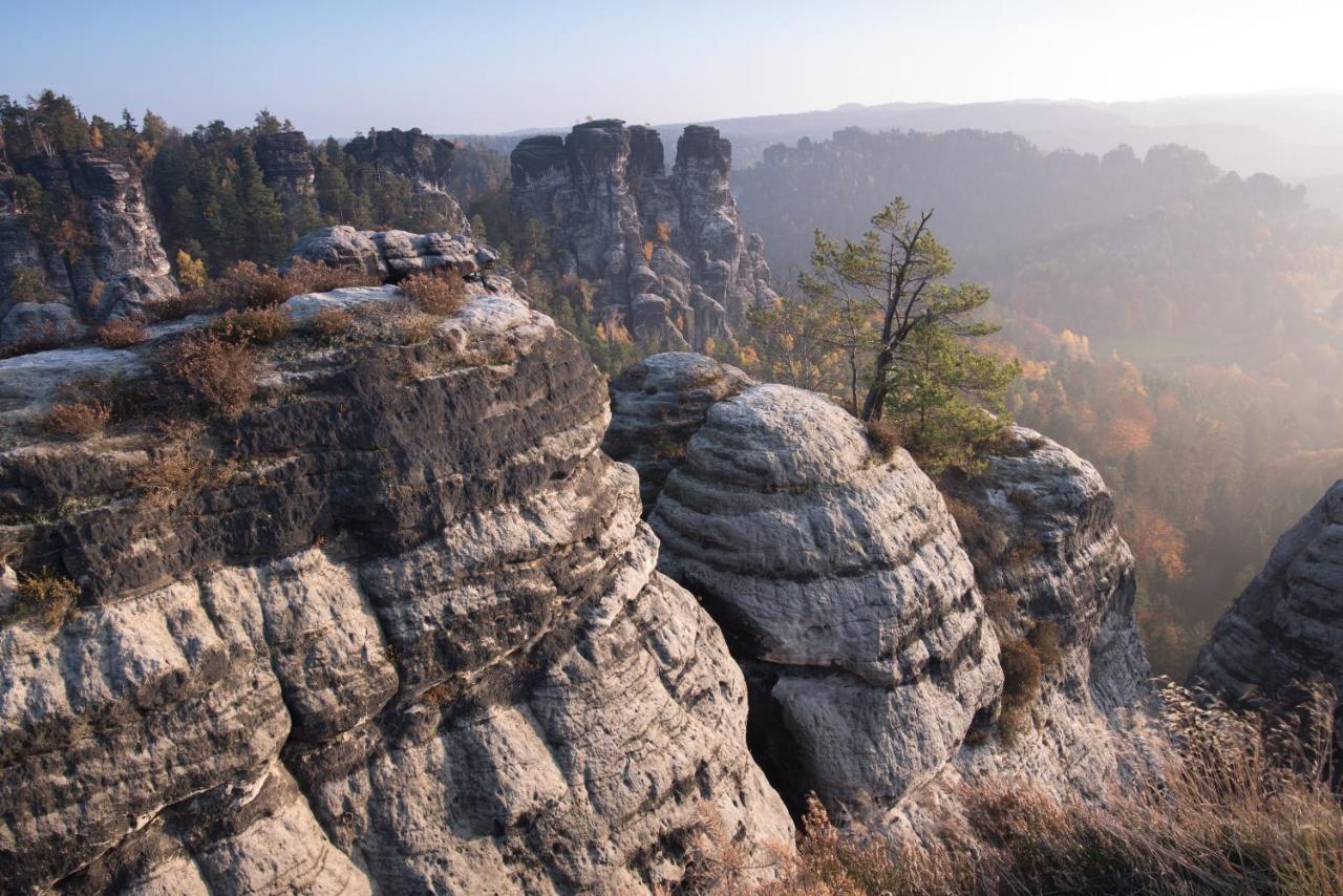4-Bettzimmer Saechsische Schweiz Mittelndorf Luaran gambar