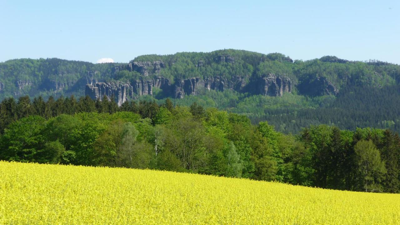 4-Bettzimmer Saechsische Schweiz Mittelndorf Luaran gambar